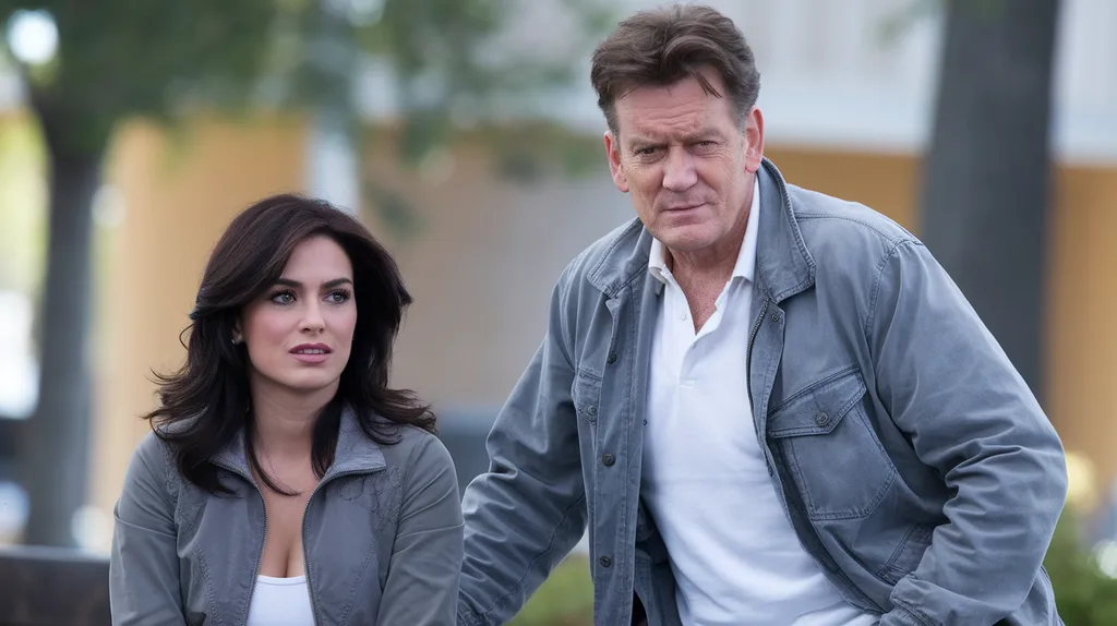 Paula Profit and Charlie Sheen