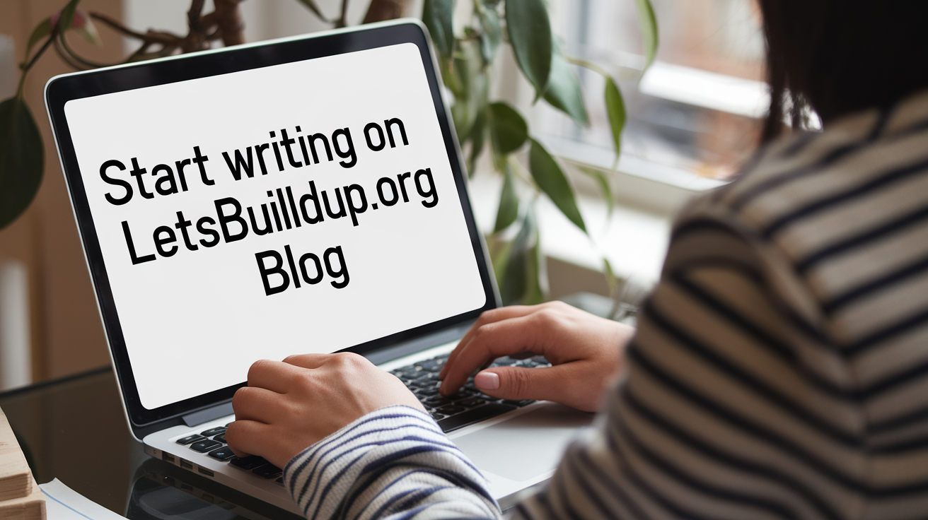 Start Writing on LetsBuildUp.org Blog