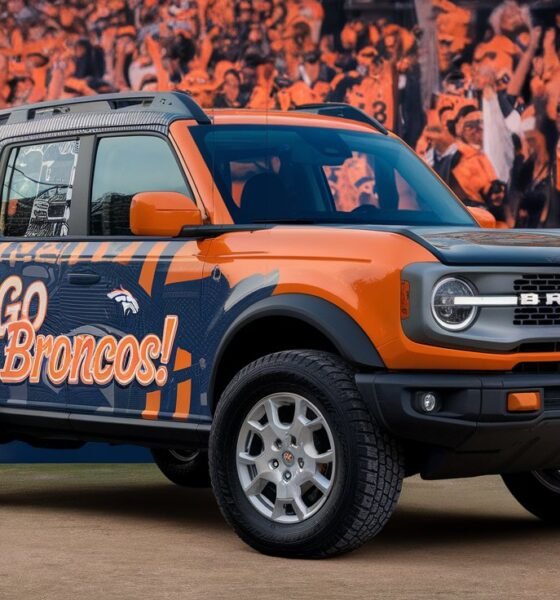 Bronco with a graphics package